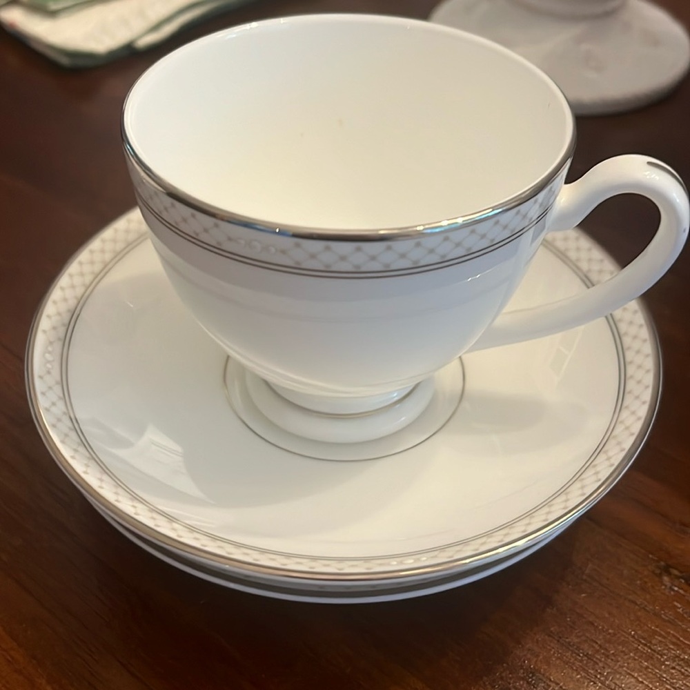 Waterford Padova Cups and Saucers - set of 10
